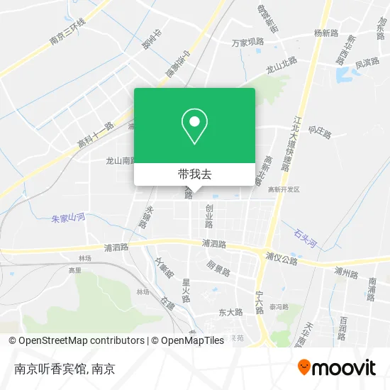 南京听香宾馆地图