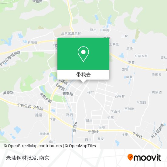 老漆钢材批发地图