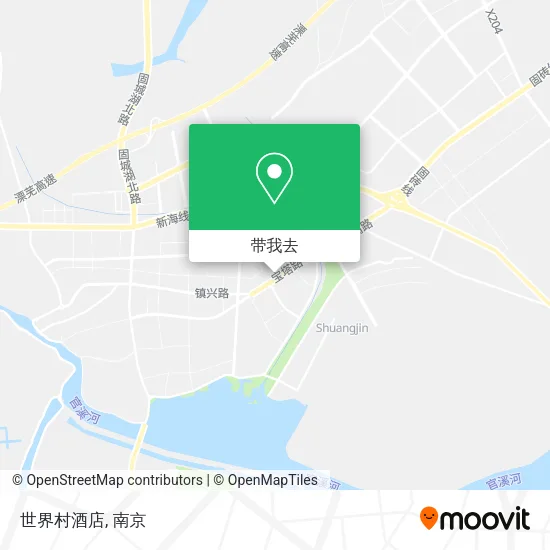 世界村酒店地图