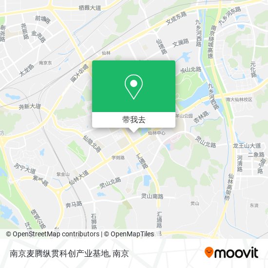 南京麦腾纵贯科创产业基地地图