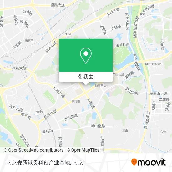 南京麦腾纵贯科创产业基地地图