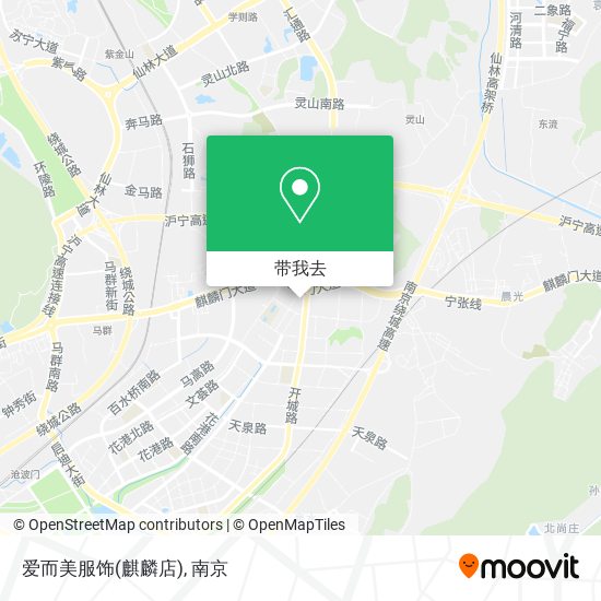 爱而美服饰(麒麟店)地图