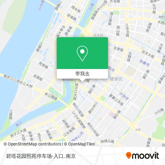 碧瑶花园熙苑停车场-入口地图