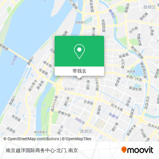 南京越洋国际商务中心-北门地图