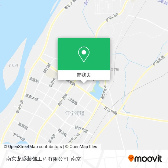 南京龙盛装饰工程有限公司地图