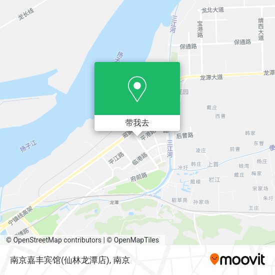 南京嘉丰宾馆(仙林龙潭店)地图