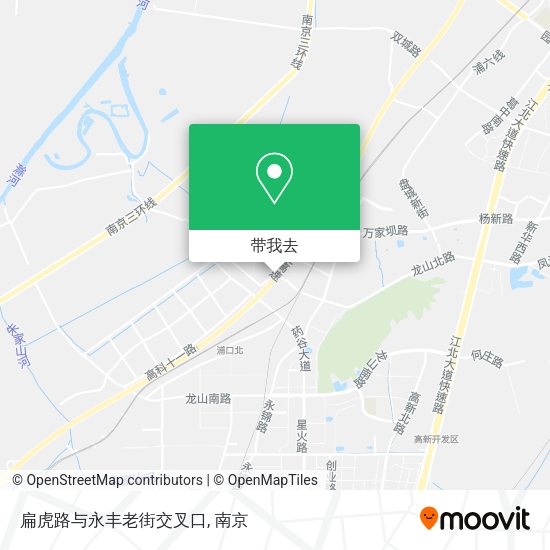 扁虎路与永丰老街交叉口地图