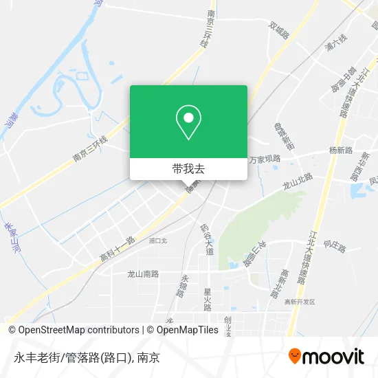 永丰老街/管落路(路口)地图