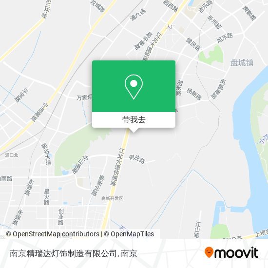 南京精瑞达灯饰制造有限公司地图