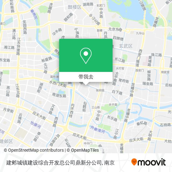 建邺城镇建设综合开发总公司鼎新分公司地图