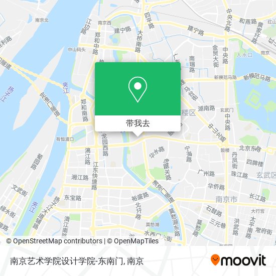 南京艺术学院设计学院-东南门地图