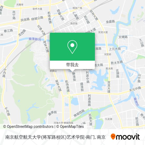 南京航空航天大学(将军路校区)艺术学院-南门地图