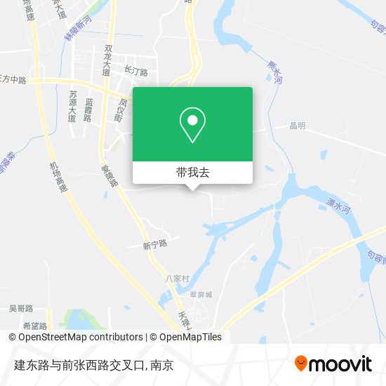 建东路与前张西路交叉口地图