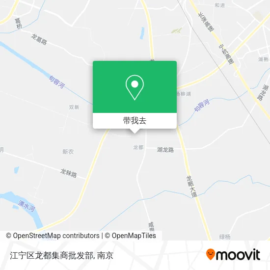 江宁区龙都集商批发部地图