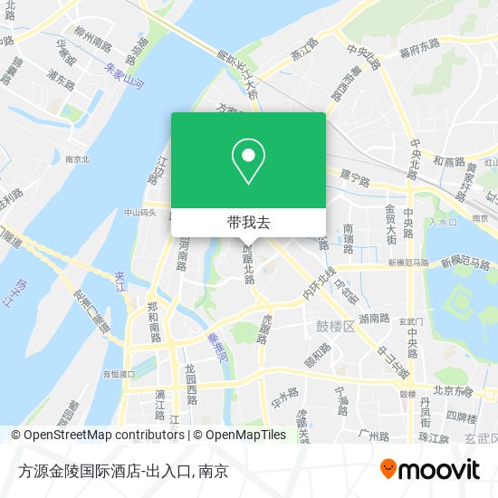 方源金陵国际酒店-出入口地图