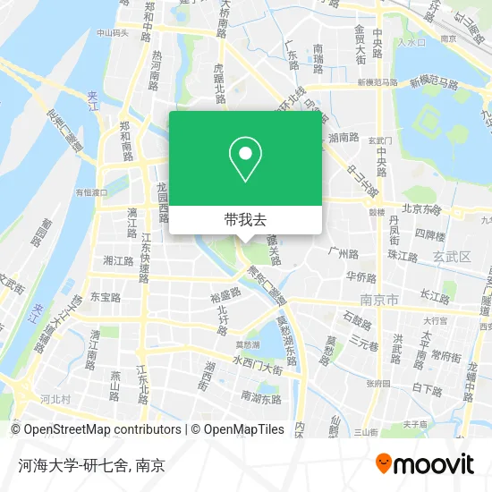 河海大学-研七舍地图