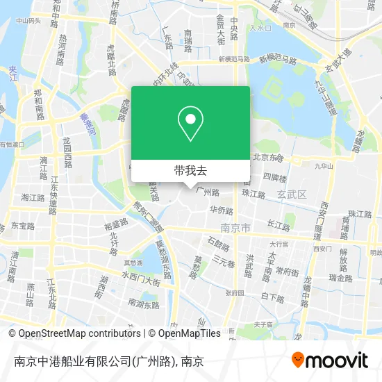 南京中港船业有限公司(广州路)地图