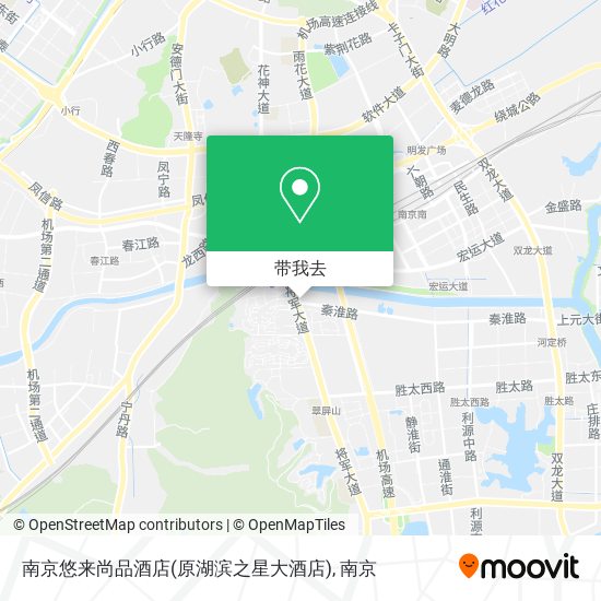 南京悠来尚品酒店(原湖滨之星大酒店)地图