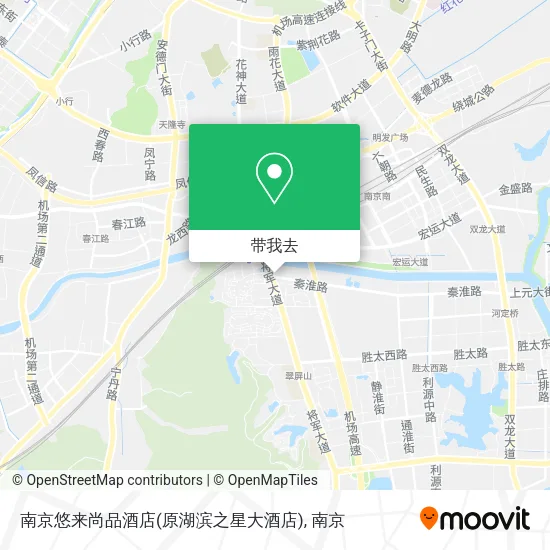 南京悠来尚品酒店(原湖滨之星大酒店)地图