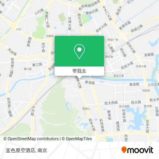 蓝色星空酒店地图