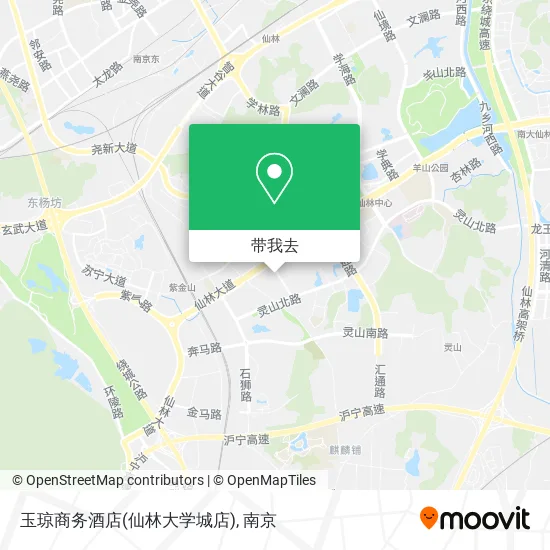 玉琼商务酒店(仙林大学城店)地图