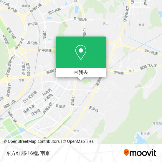 东方红郡-16幢地图