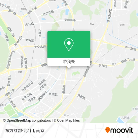 东方红郡-北1门地图