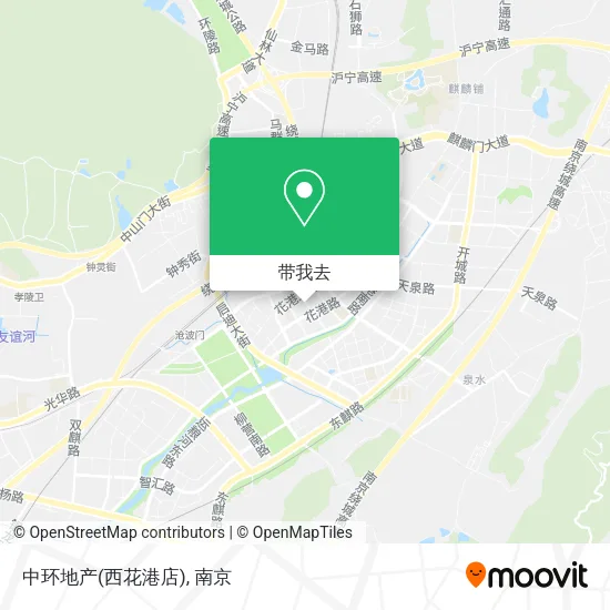中环地产(西花港店)地图