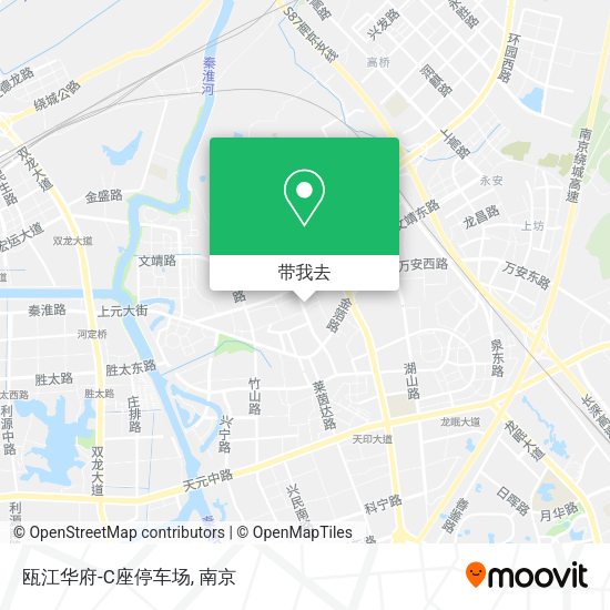 瓯江华府-C座停车场地图