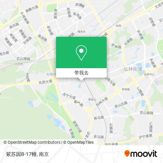 紫苏园B-17幢地图