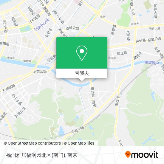 福润雅居福润园北区(南门)地图