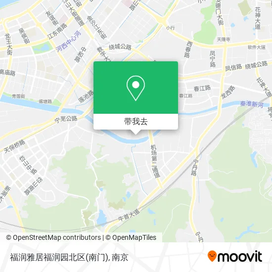福润雅居福润园北区(南门)地图
