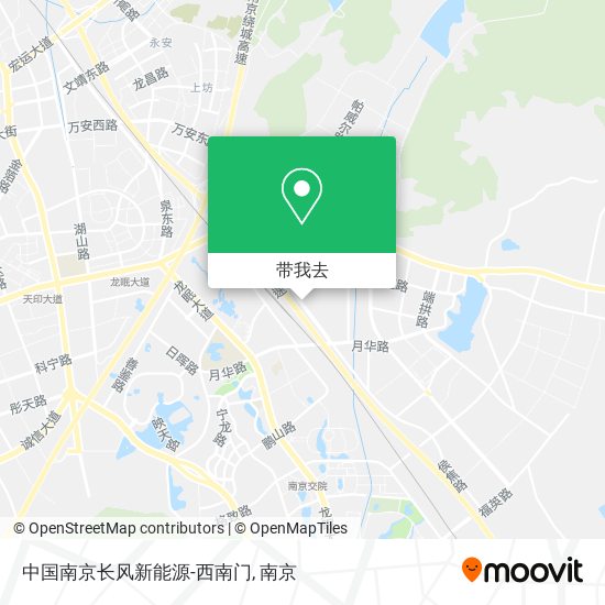 中国南京长风新能源-西南门地图