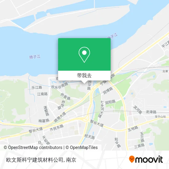 欧文斯科宁建筑材料公司地图