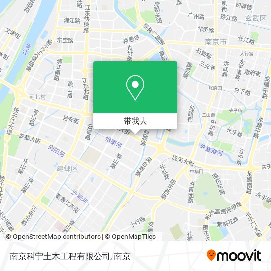 南京科宁土木工程有限公司地图