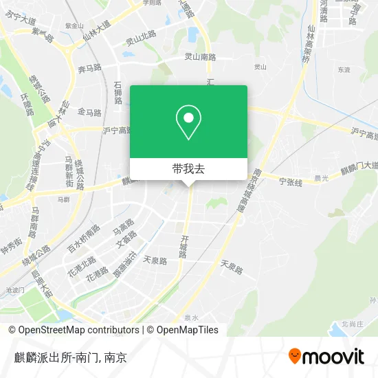 麒麟派出所-南门地图