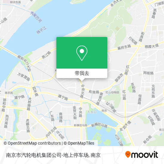 南京市汽轮电机集团公司-地上停车场地图