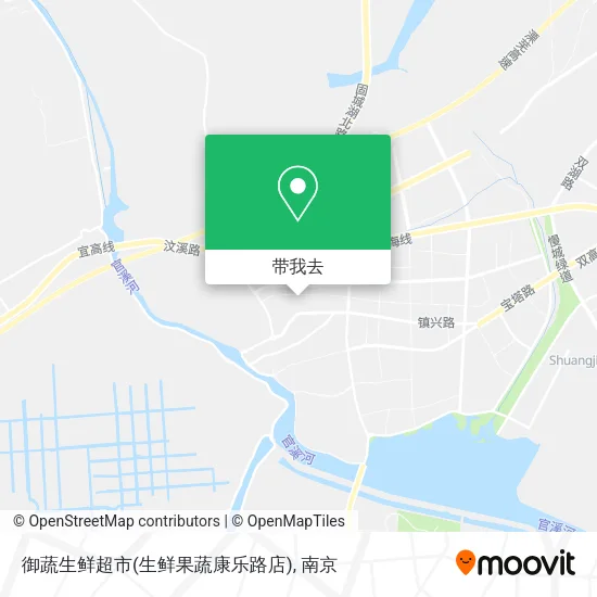 御蔬生鲜超市(生鲜果蔬康乐路店)地图