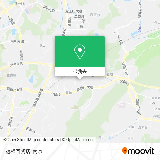 德模百货店地图