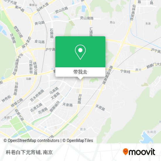 科巷白下元宵铺地图