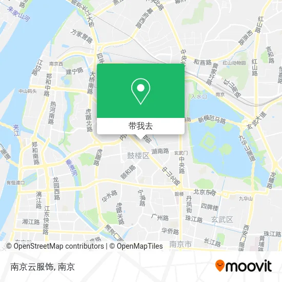 南京云服饰地图