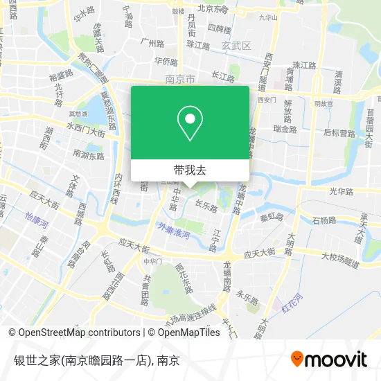 银世之家(南京瞻园路一店)地图