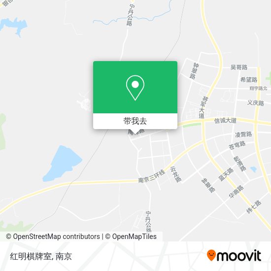 红明棋牌室地图