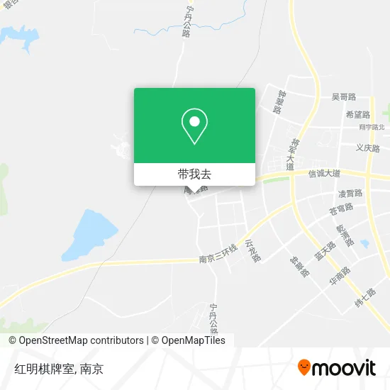 红明棋牌室地图