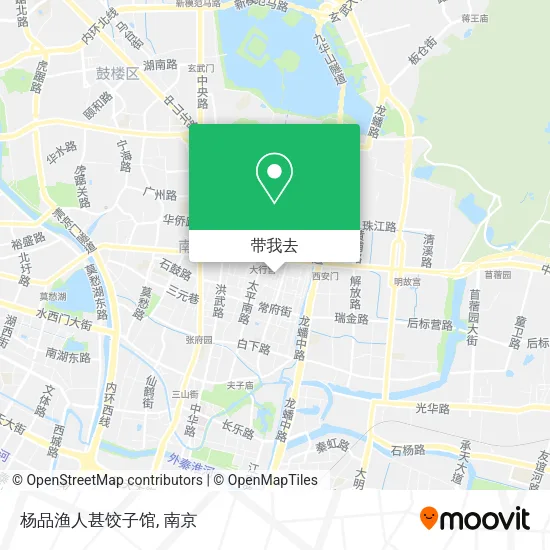 杨品渔人甚饺子馆地图