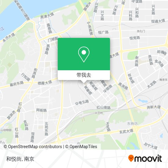 和悦街地图