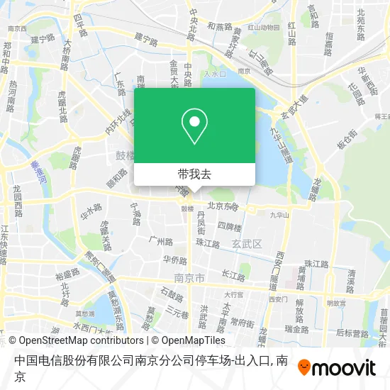 中国电信股份有限公司南京分公司停车场-出入口地图