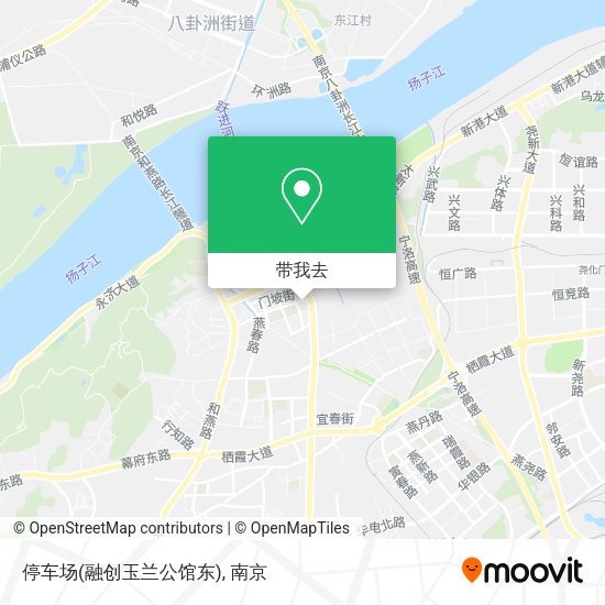 停车场(融创玉兰公馆东)地图