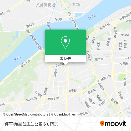 停车场(融创玉兰公馆东)地图