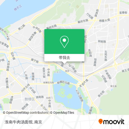 淮南牛肉汤面馆地图
